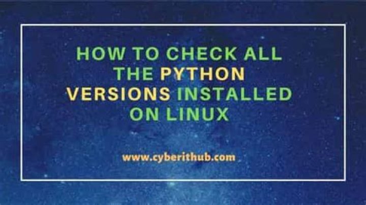 How to check all versions of python installed on osx and centos