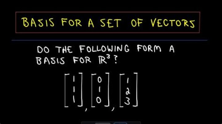 How to check if a set of vectors is a basis