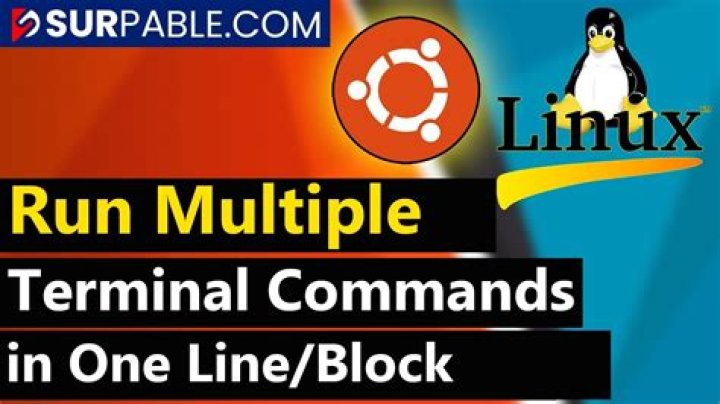 How to combine multiple commands in terminal?