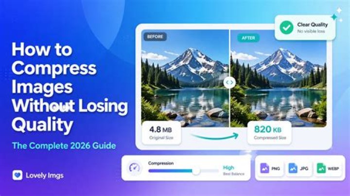 How to compress images without losing quality