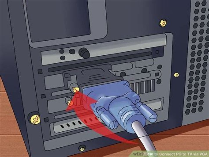 How to connect PC to TV using VGA to SCART?