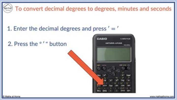 How to convert a calculator to be in degrees? [closed]