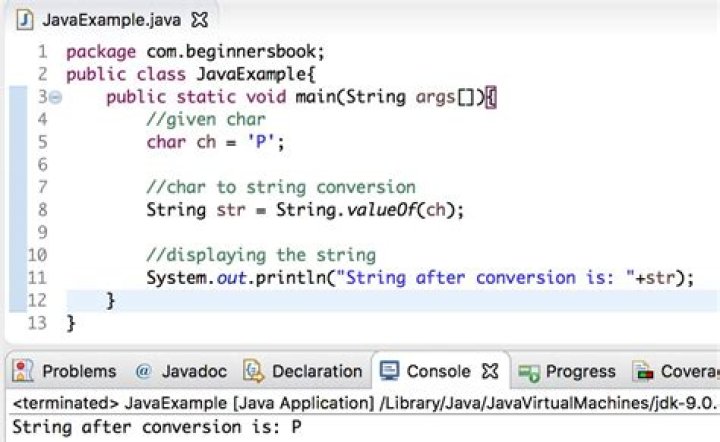 How to convert a char to a String?