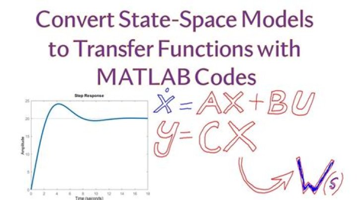 How to convert a state-space model to transfer function?
