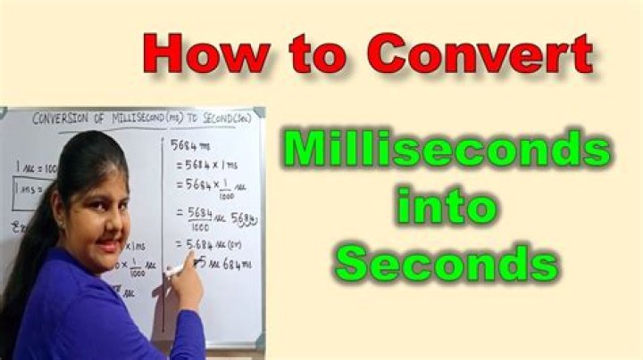 How to convert milliseconds to seconds with precision