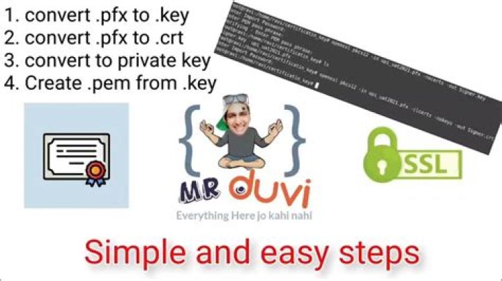 How to convert .pfx file to keystore with private key?