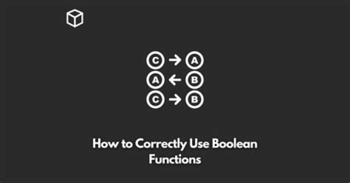 How to correctly use Boolean functions?