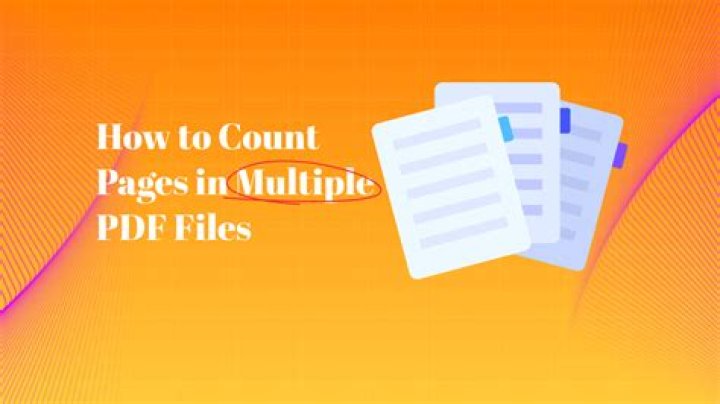 How to count pages in multiple PDF files?