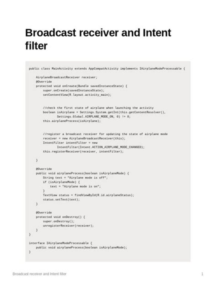 How to create/disable intent-filter programmatically?