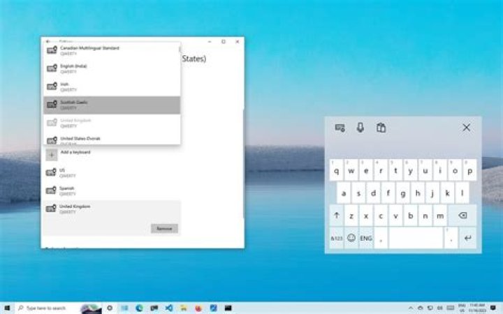 How to delete a keyboard layout in Windows 10