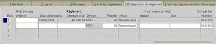 How to delete a row from AP_PAYMENT_SCHEDULES_ALL Oracle R12 table?