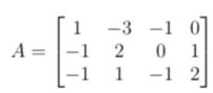 How to determine if this 3x4 Matrix is linearly dependent [closed]