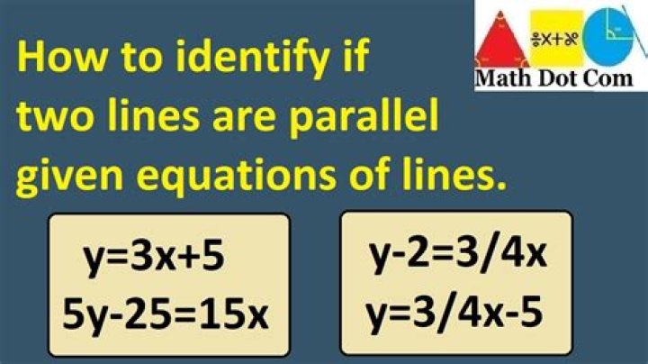 How to determine if two lines are parallel/ almost parallel?