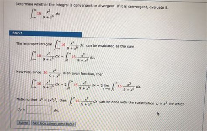 How to determine whether an integral is convergent