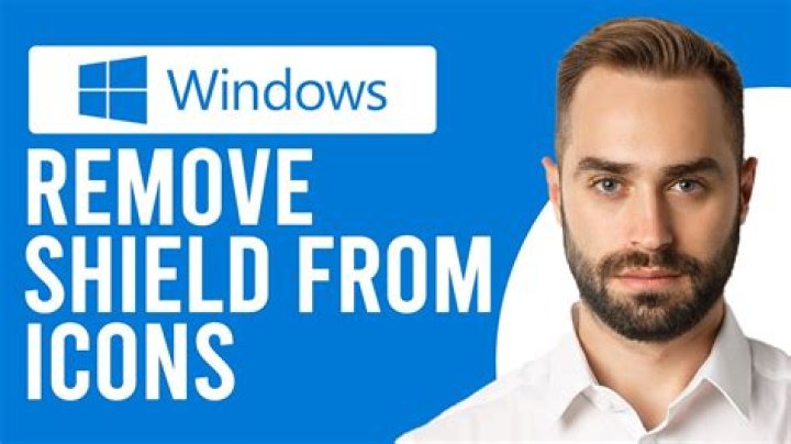 How to disable shield icon in windows 10? [duplicate]