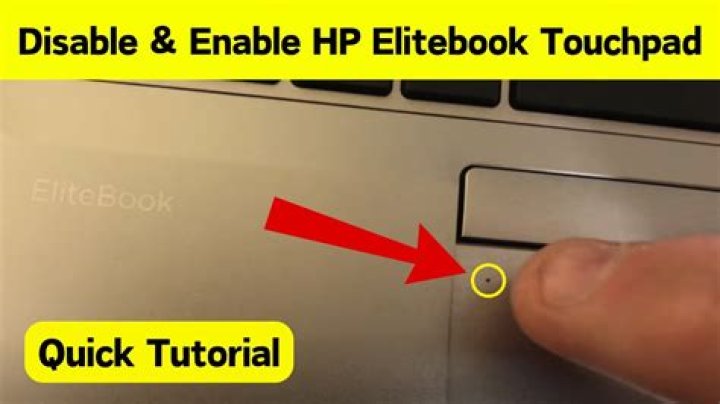 How to disable trackpad for HP Elitebook 840 G5