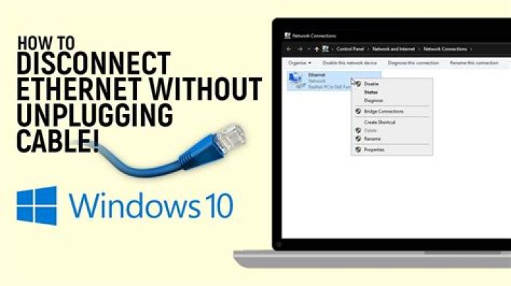 How to disconnect the network interface