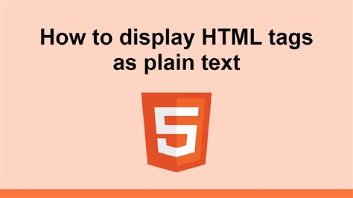 How to display HTML tags as plain text [duplicate]
