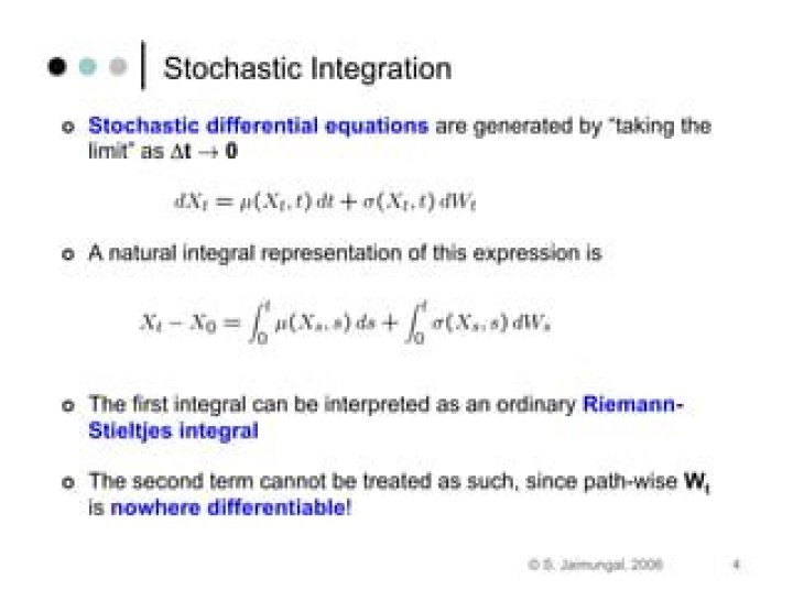 how to do such stochastic integration $dS = a S^b dt + c S dW$?