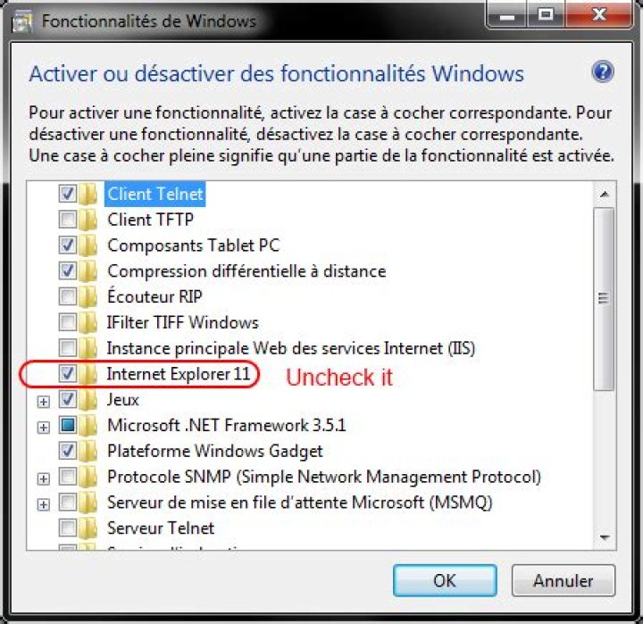 How to downgrade from Internet Explorer 11 to Internet Explorer 10?