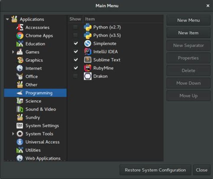 How to edit the Applications Menu in GNOME 3?