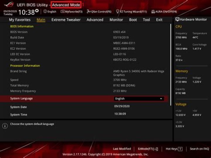 How to enable hardware virtualization on AMD Asus motherboard