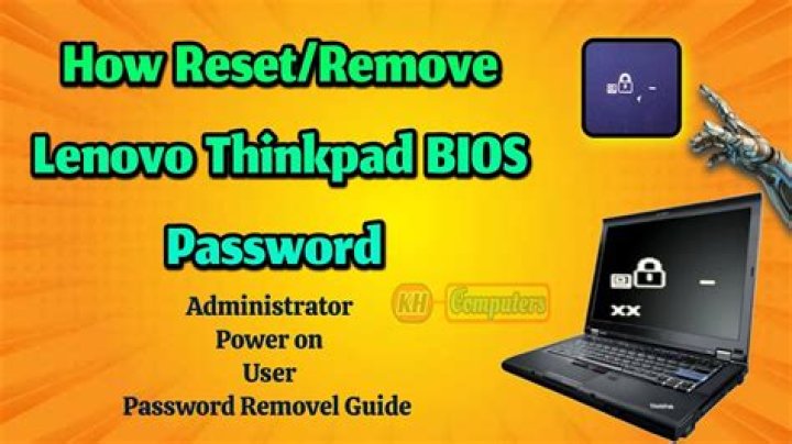 How to enter Thinkpad BIOS setup or ThinkShield Secure Wipe (supervisor password known, power on password known, HDD password unknown)