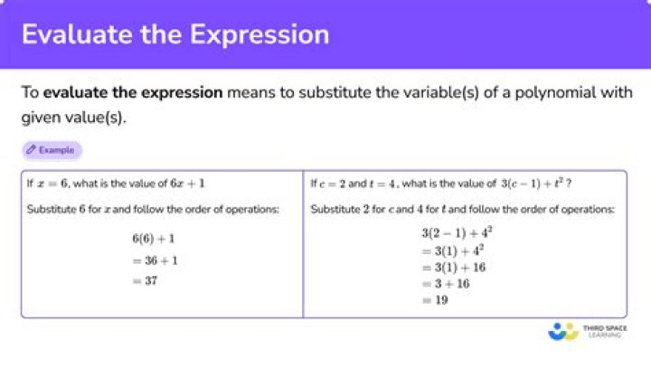 How to evaluate an arithmetic expression in an 