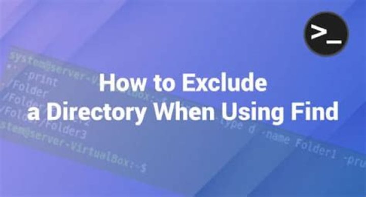 How to exclude a directory in find . command