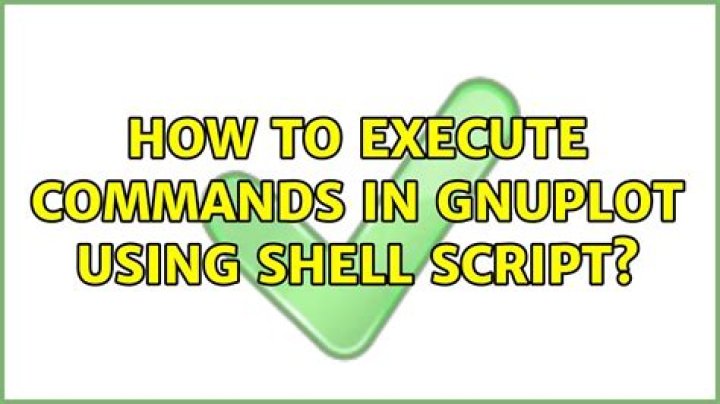How to execute commands in gnuplot using shell script?