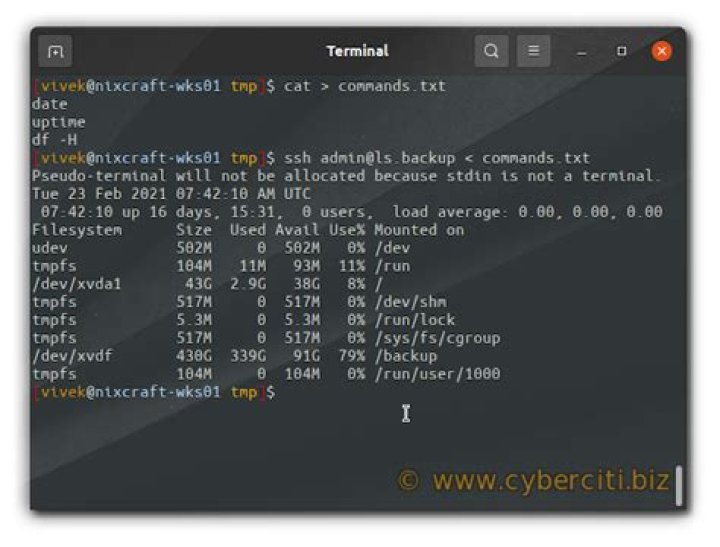 How to execute complex command line over ssh?