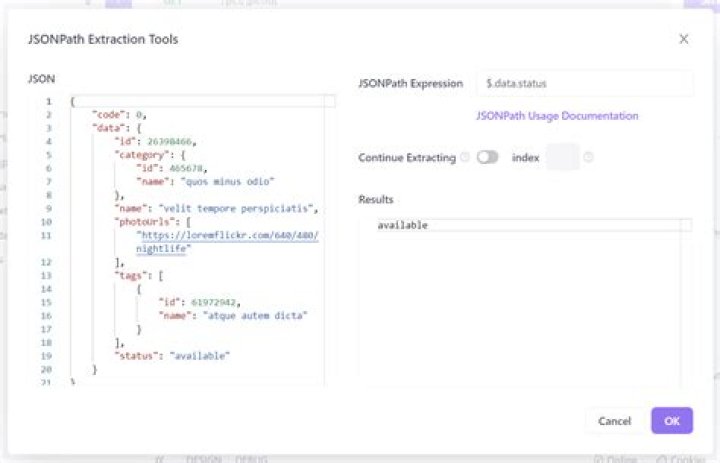 how to extract json file using awk/sed?