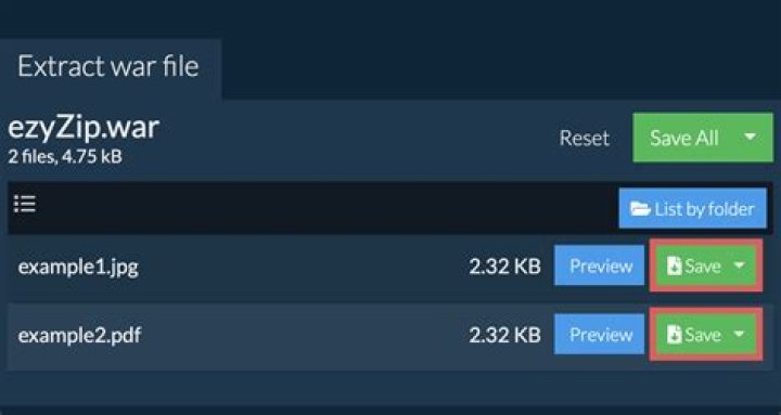 How to extract .war files in java? ZIP vs JAR