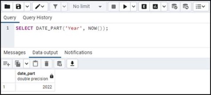 How to Extract Year from DATE in POSTGRESQL