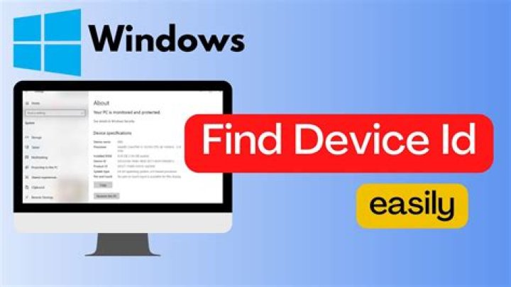 How to find device by device ID and vendor ID?