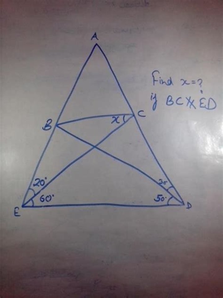 How to find measurements of angle CBD?