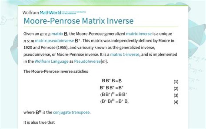 How to Find Moore Penrose Inverse