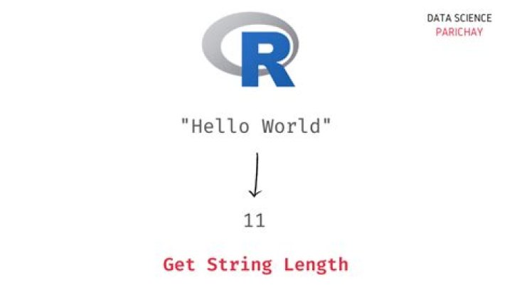 How to find the length of a string in R