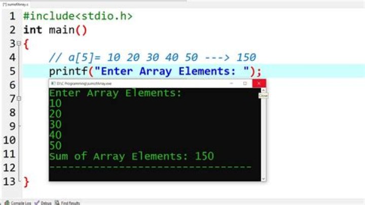 How to find the sum of array elements using idl\gdl program?