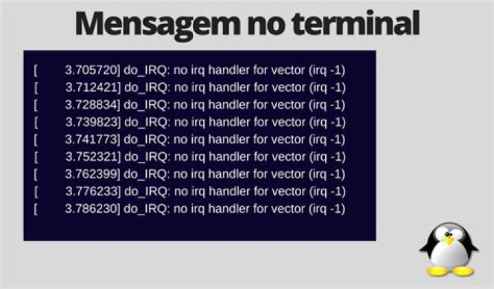 How to fix this error No irq handler for vector