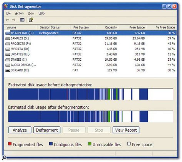 How to fully consolidate free space on a defragmented HD