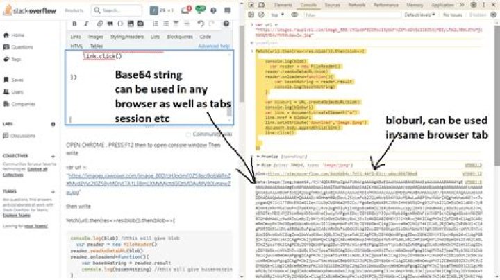 How to get a file or blob from an object URL?