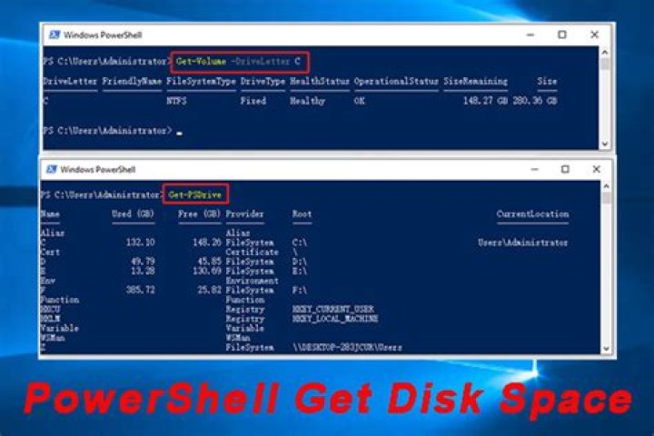 How to get disk capacity and free space of remote computer