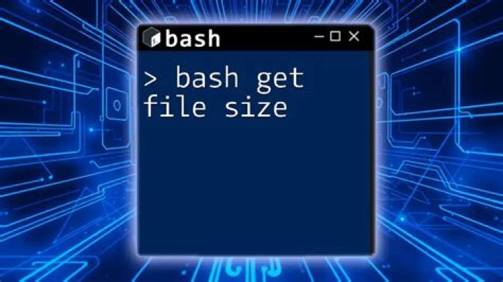 How to get File Size in BASH with readable size not in bytes