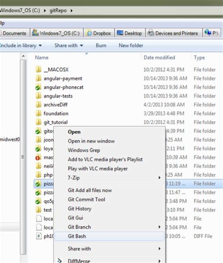 How to get git bash back in Windows Explorer context menu