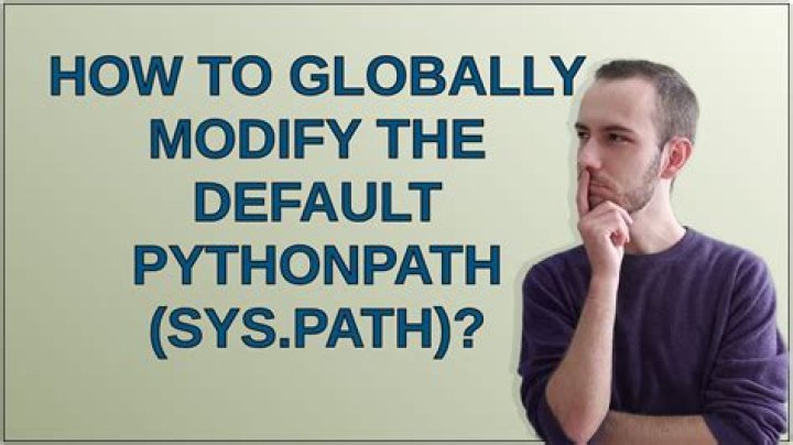 How to globally modify the default PYTHONPATH (sys.path)?