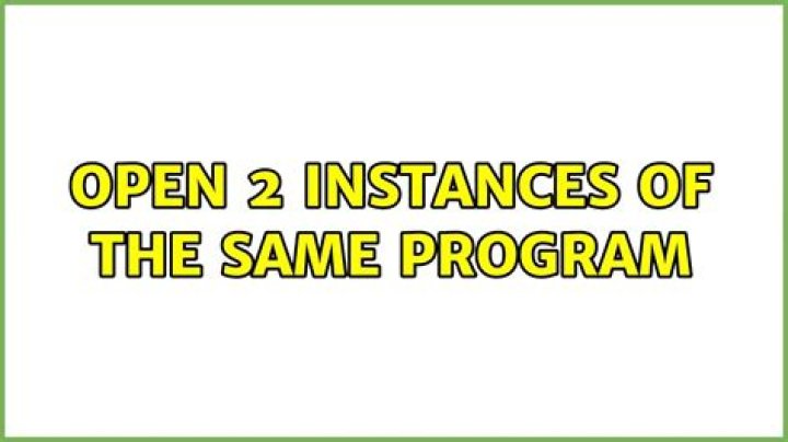 How to have multiple instances of the same program in unity?