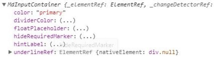 How to hide/delete underline input Angular Material?