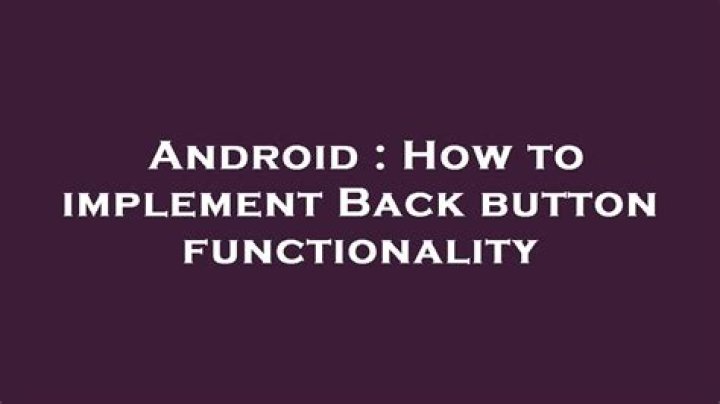 How to implement Back button functionality in ionic 4?