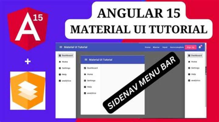 How to implement Sidenav, Header & Footer in angular material?